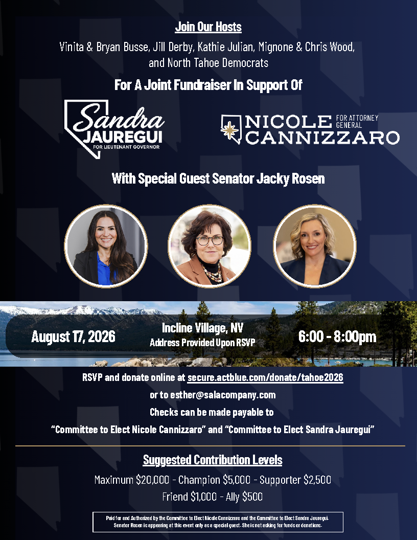 Flyer for Fundraiser in support of Sandra Jauregui and Nicole Cannizzaro