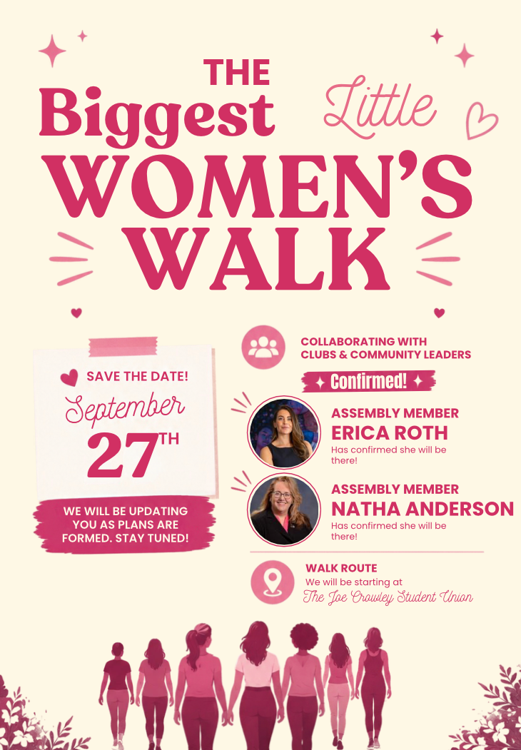 Flyer for Biggest Little Women's Walk