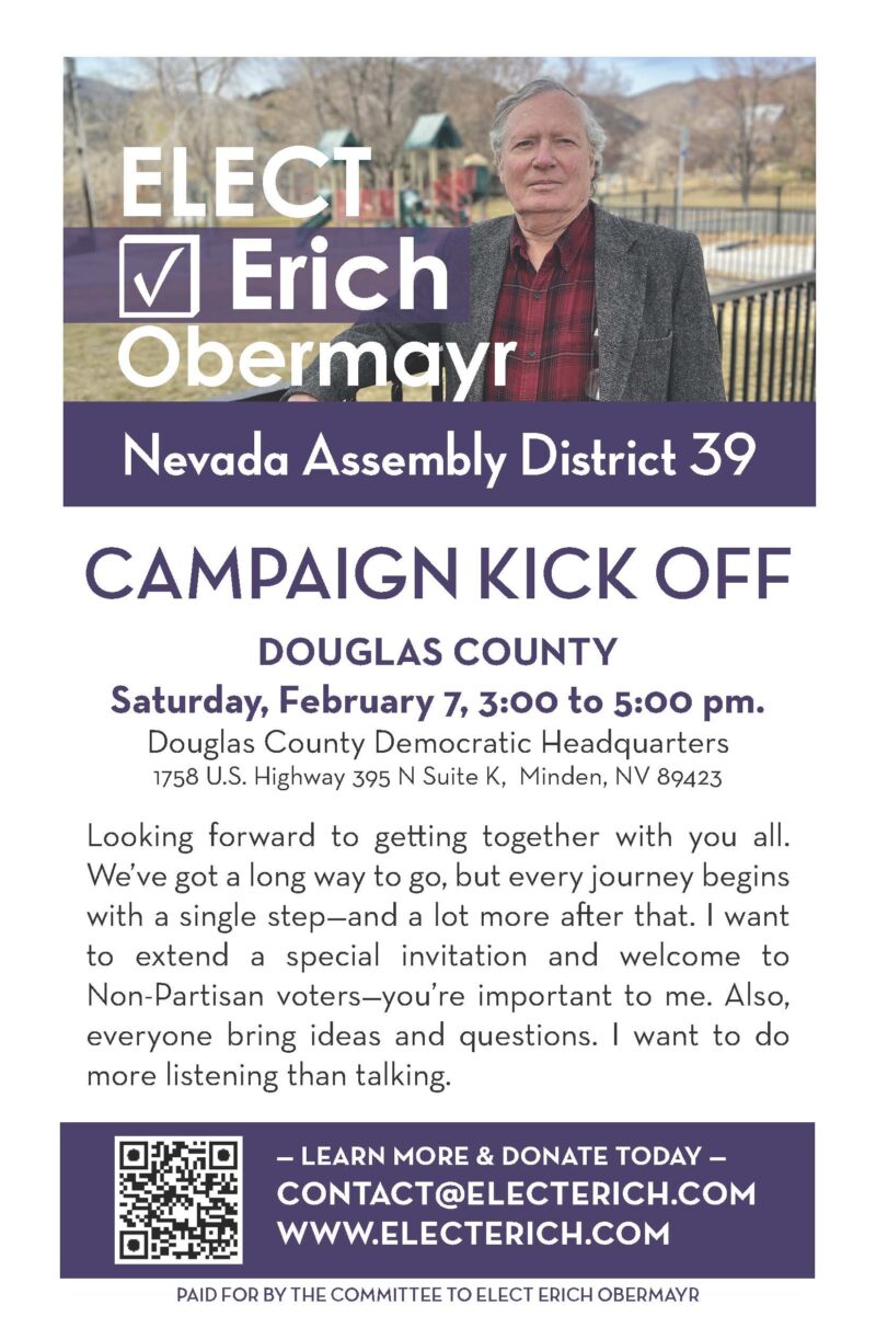 Erich Obermayr Campaign Kickoff flyer