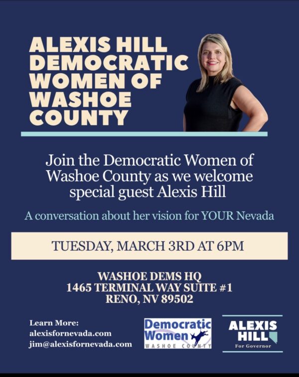 DWWC March Flyer with Alexis Hill