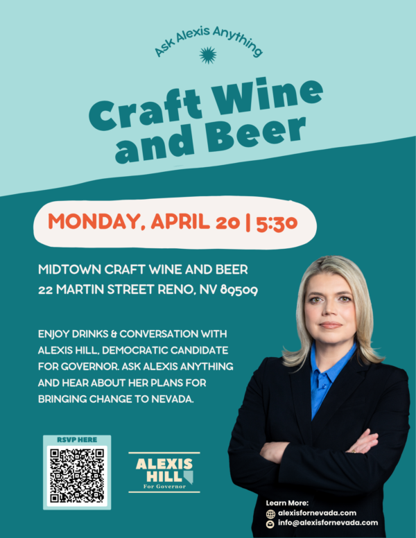 Alexis Hill Fundraiser Flyer 4/20/26